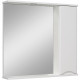Зеркало со шкафчиком Runo Афина 80 R 00-00001172 с подсветкой белое  (00-00001172)