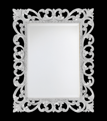 Зеркало для ванной Misty Аврора R.1076.PA.ZF col 131 770х960 белый, прямоугольное (Л-Авр-08077-112ПрБ)