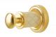 Крючок Boheme Murano 10906-W-G одинарный золото /декор белый  (10906-W-G)