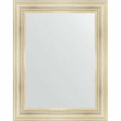 Зеркало настенное Evoform Definite 92х72 BY 3188 в багетной раме Травленое серебро 99 мм