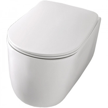 Унитаз Kerasan Nolita 531430 подвесной белый матовый без сиденья керамика