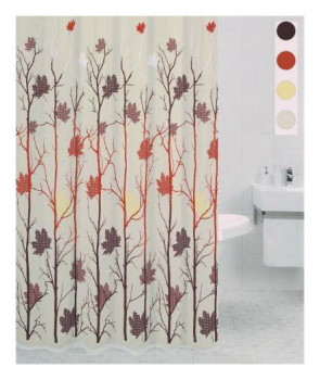 Bath Plus DS3002 шторка для ванной Autumn Leaf, 180 см x 200 см