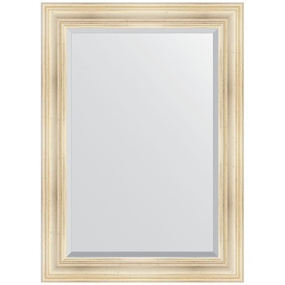 Зеркало настенное Evoform Exclusive 109х79 BY 3471 с фацетом в багетной раме Травленое серебро 99 мм
