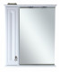 Зеркальный шкаф Misty Лувр 65 левый белый 65х80 (П-Лвр03065-012Л)  (П-Лвр03065-012Л)