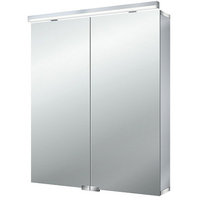 Зеркальный шкаф в ванную Emco Flat 60 9797 050 63 с подсветкой серебро