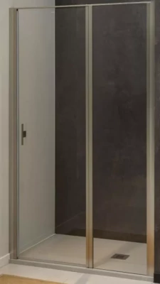 Душевая дверь Allen Brau Priority 90х200 см, стекло прозрачное, профиль серебро браш (3.31002.BA)