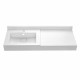 Мебельная раковина Aquaton Сакура 120 (1A71893KSK010), литьевой мрамор, белый, глянцевая  (1A71893KSK010)