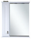 Зеркальный шкаф Misty Лувр 75 левый белое 75х80 (П-Лвр03075-012Л)  (П-Лвр03075-012Л)