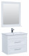 Мебель для ванной Aquanet Бостон М 80 белый( лит. мрамор) напольная/подвесная (00259387)  (00259387)