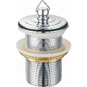 Донный клапан для раковины Frap латунь, хром (F64)
