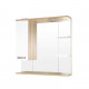 Зеркало-шкаф для ванной Style Line Ориноко 80/С белый/ориноко (ЛС-00000637)  (ЛС-00000637)