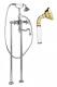 Напольный смеситель для ванны с поворотным изливом CEZARES GOLF-VDP2-03/24-Bi, Золото  (GOLF-VDP2-03/24-Bi)