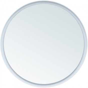 Зеркало в ванную Allen Brau Infinity 60 1.21022.WT с подсветкой белое с сенсорным выкл округлое