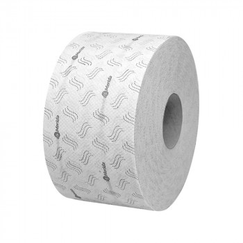 Бумага туалетная 2-слойная, с серым рисунком TOP PRINT MINI GREY ⌀19 (12х170м.) MERIDA TB2406