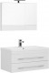 Комплект мебели для ванной Aquanet Нота NEW 90 белый (камерино) подвесная (00230297)  (00230297)