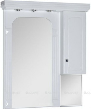 Зеркало-шкаф в ванную Aquanet Фредерика 100 белый (00171272)