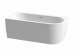 Акриловая ванна угловая левосторонняя белая фронтальная панель CEZARES SLIM CORNER-180-80-60-L-W37-SET, белый  (SLIM CORNER-180-80-60-L-W37-SET)