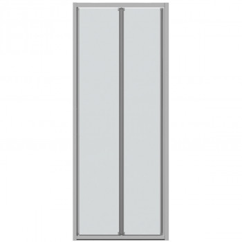 Душевая дверь Bravat Drop 80 BD080.4120A пр-ль хром стекло прозрачное