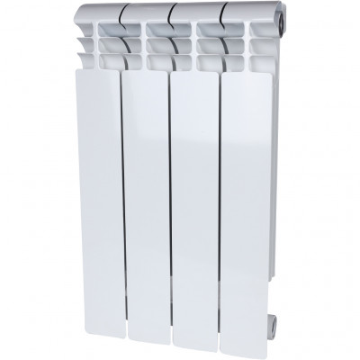 Радиатор алюминиевый боковое подключение (белый RAL 9016) STOUT VEGA 500 4 секций (SRA-1310-050004)