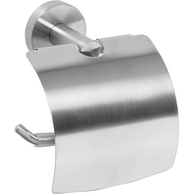Держатель для туалетной бумаги Bemeta Neo 104112015 с крышкой нержавеющая сталь