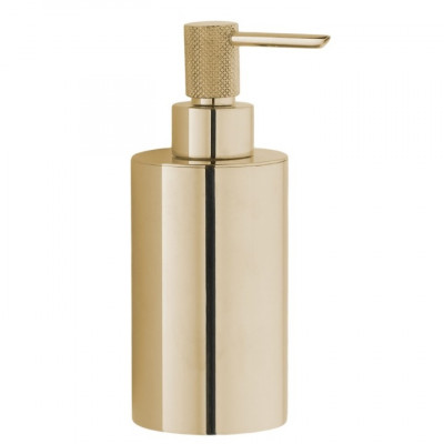 Дозатор для жидкого мыла Boheme UNO 10980-G настольный Gold (золото глянцевый)