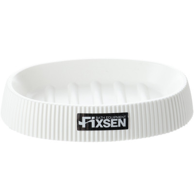 Мыльница Fixsen White Boom FX-412-4 белая настольная пластик