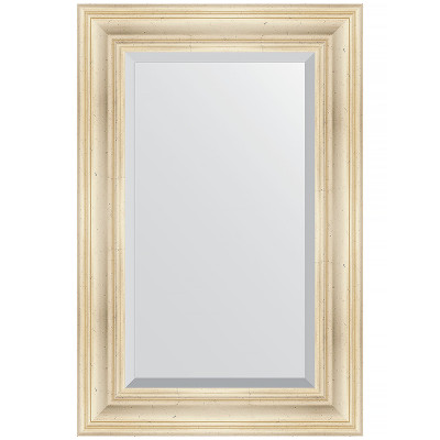 Зеркало настенное Evoform Exclusive 89х59 BY 3419 с фацетом в багетной раме Травленое серебро 99 мм