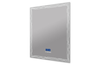Зеркало с LED подстветкой 750x900 сенсорным выкл антизапотевание, с радио и датчиком температуры CEZARES 45062