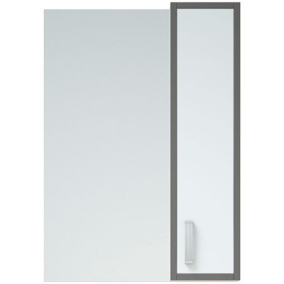 Зеркало со шкафом Corozo Спектр 50 SD-00000708 серое белое прямоугольное