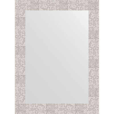 Зеркало настенное Evoform Definite 76х56 BY 3051 в багетной раме Соты алюминий 70 мм