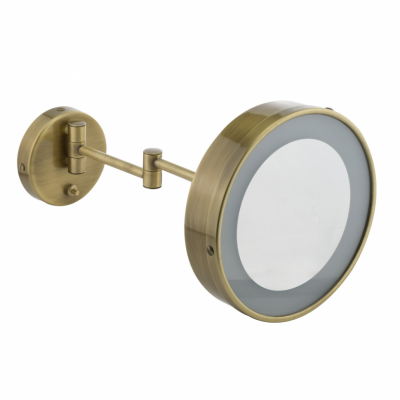 MIGLIORE Complementi 21977 косметическое зеркало, оптическое, с галогеновой подсветкой, бронза