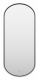 Зеркало подвесное в ванную Brevita Saturn подсветка сенсорное 500x1150 овальное платина (SAT-Dro1-050-platinum)  (SAT-Dro1-050-platinum)