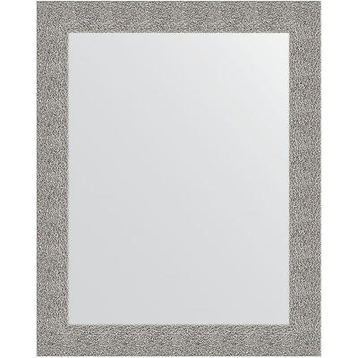 Зеркало настенное Evoform Definite 100х80 BY 3279 в багетной раме Чеканка серебряная 90 мм