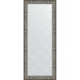 Зеркало напольное Evoform ExclusiveG Floor 203х84 BY 6325 с гравировкой в багетной раме Византия серебро 99 мм  (BY 6325)