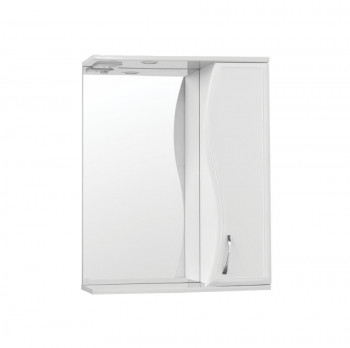 Зеркало-шкаф для ванной Style Line Эко Волна Панда Волна 60/С белый (ЛС-00000131)