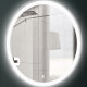 Зеркало в ванную Esbano 59 ESMI2481YD с подсветкой с сенсорным выключателем и подогревом округлое  (ESMI2481YD)