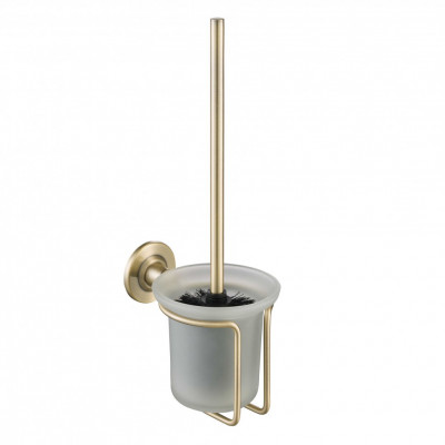 Timo Nelson 160061/02 antique туалетный ершик настенный, бронза/матовое стекло