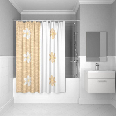 Штора для ванной комнаты IDDIS ART 200*180 см paloma art (SCID042P), стиль традиционный