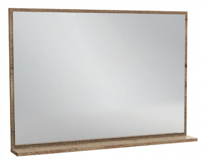 Зеркало подвесное в ванную Jacob Delafon Vivienne EB1598-E52, 100 х 70 см, с полочкой, дуб табак