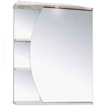 Зеркальный шкаф в ванную Runo Линда 60 R 00000001082 с подсветкой белый