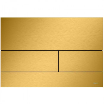 Клавиша смыва Tece Square II 9240847 (9240838) для унитаза PVD Brushed Gold Optic металл
