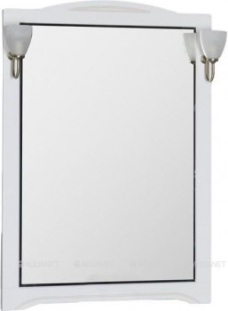 Зеркало в ванную Aquanet Луис 80 белый подвесное (00173217)