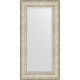 Зеркало настенное Evoform Exclusive 120х60 BY 3504 с фацетом в багетной раме Виньетка серебро 109 мм  (BY 3504)