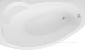 Акриловая ванна Aquanet Sofia 170x90 L с каркасом пристенная асимметричная (00205391)