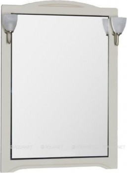 Зеркало в ванную Aquanet Луис 80 бежевый подвесное (00173216)