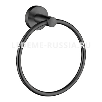 Полотенцедержатель кольцо Ledeme 717U L71704U, серый