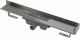 Водоотводящий желоб с порогами для цельной решетки и фиксированным воротником к стене AlcaPlast APZ16-650 Душевой лоток Alcaplast Wall APZ16-650 без решетки сталь, пластик (APZ16-650)