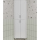 Шкаф-пенал в ванную Style Line Веер 65 ЛС-00002327 угловой белый глянцевый  (ЛС-00002327)