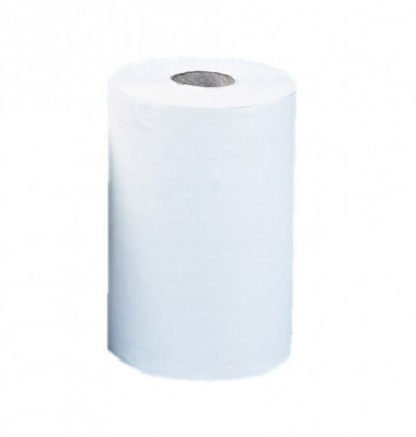Бумажные полотенца в рулонах 1-слойные белые "КЛАССИК МИНИ" (12х100 м)