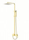 Душевая стойка со смесителем для верхнего и ручного душа Belbagno luc-vscm-oro  (LUC-VSCM-ORO)